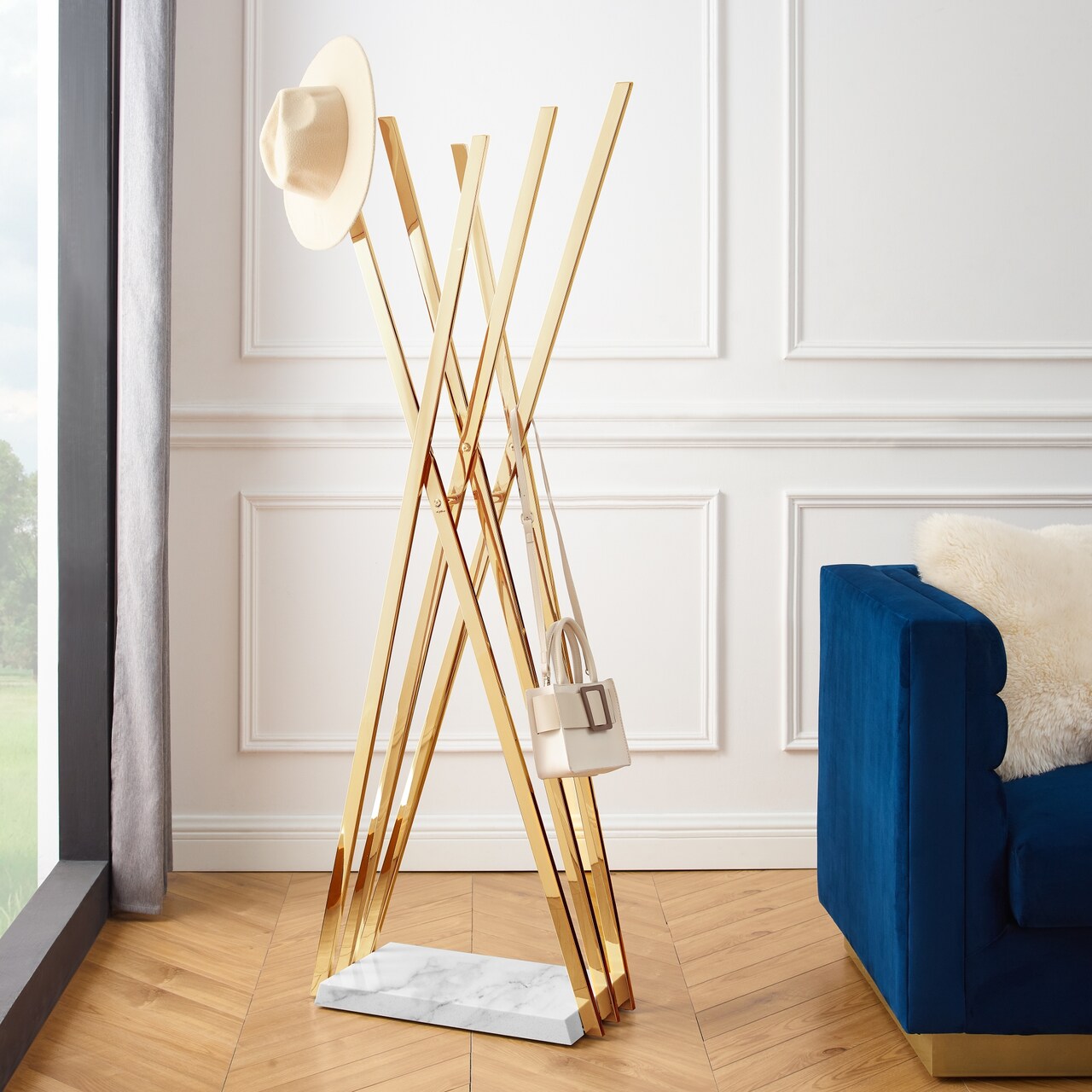 Marble best sale coat rack